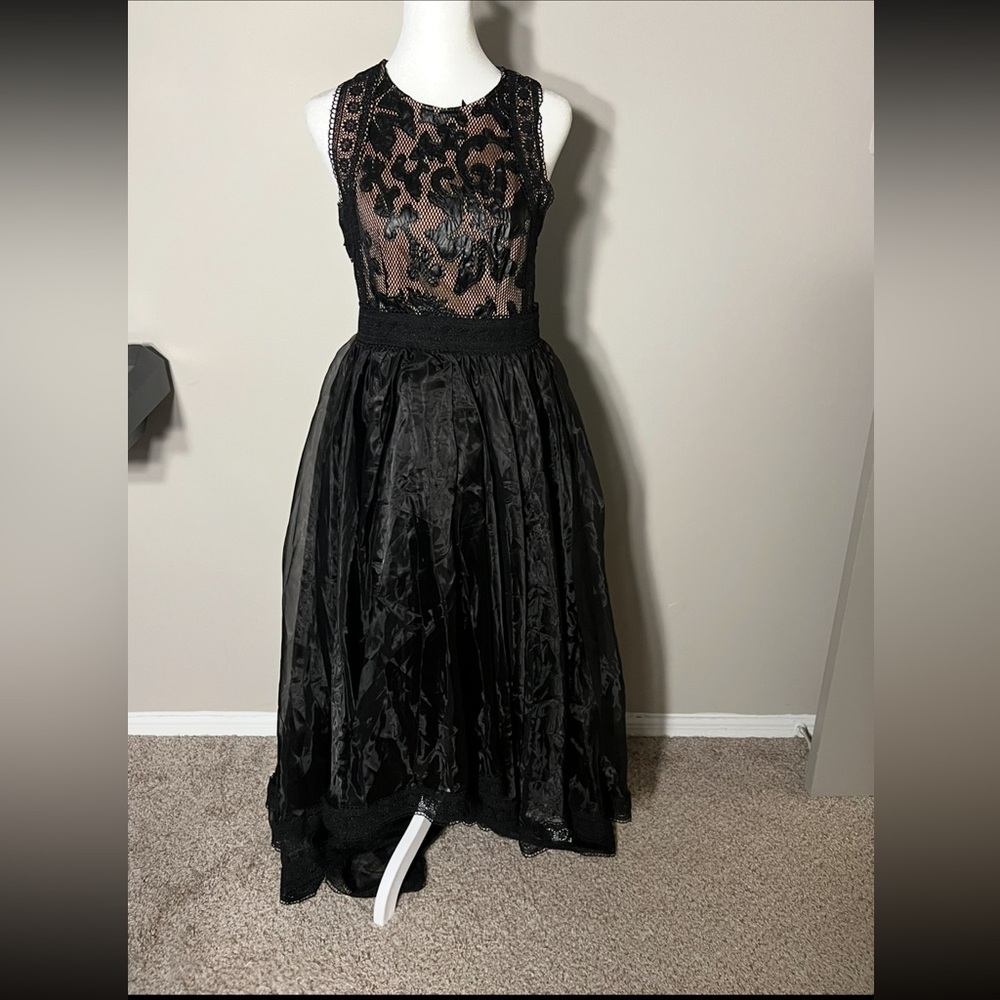 Vici Black High-Low Dress